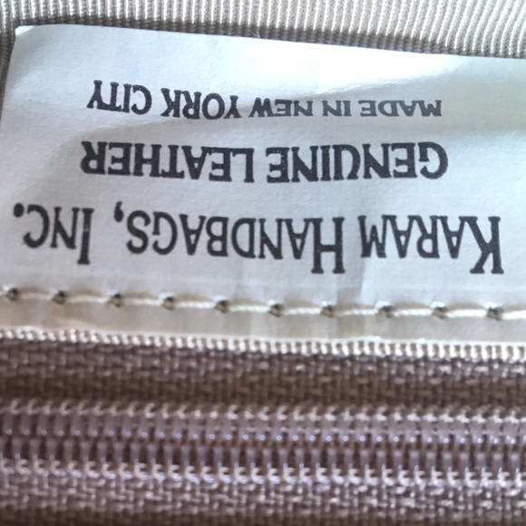 Vintage alligator print leather handbag - Picture 7 of 10